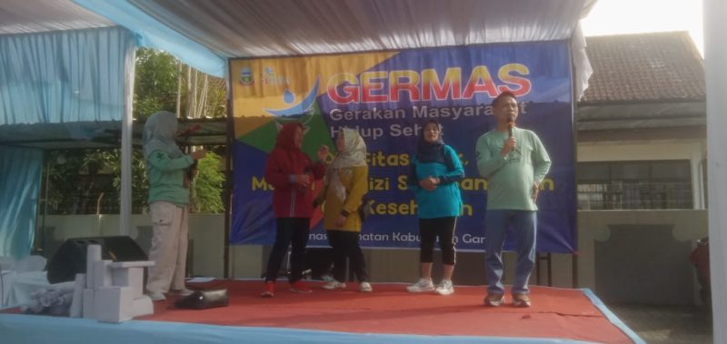 Dinkes Garut menggelar acara kebugaran bersama forkopimcam