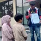 Orang tua siswa (Indra Ramdani) korban kekerasan lapor ke Mapolres Garut, (Foto:Istimewa)
