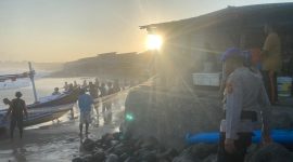 Laka laut pantai santolo (Foto:Istimewa)