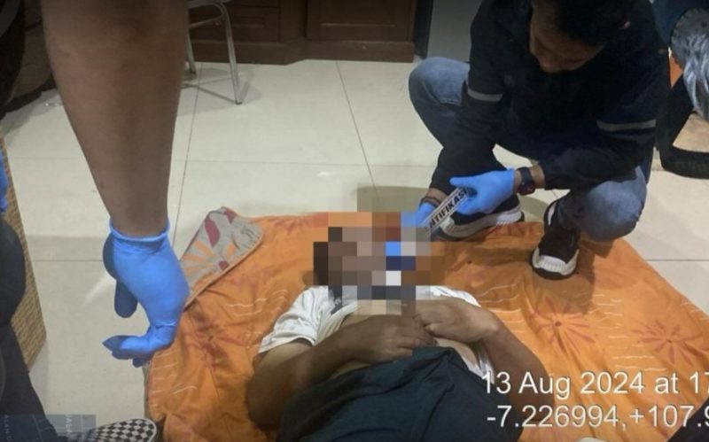 Polsek Garut Kota identifikasi korban bunuh diri (Foto:Istimewa)