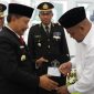 PJ Bupati Garut Barnas Adjidin saat menghadiri pemberian remisi kepada 656 orang narapidana, (Foto:Istimewa).  