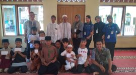 Karyawan INFORMA Citi Mall Garut salurkan bantuan sosial kepada anak yatim 