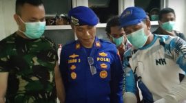 Sat Polairud Polres Garut temukan satu nelayan yang tenggelam, (Foto:Istimewa) 