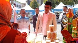 dr Helmi Budiman saat mengahdiri acara Gebyar Maulid Nabi Muhammad SAW dan Bazar UMKM