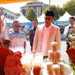 dr Helmi Budiman saat mengahdiri acara Gebyar Maulid Nabi Muhammad SAW dan Bazar UMKM