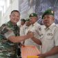Kasrem 062/Tn Letkol Inf Hamzah Budi Susanto di lokasi bakos kesehatan Kodim 0611/Grt, (Foto:Istimewa).