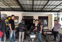 Polsek Cisurupan Polres Garut ops knalpot brong, (Foto:Istimewa*).