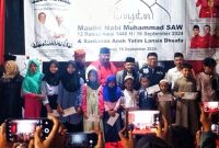 DPC PDI P garut laksanakan santunan anak yatim dan dhuafa, (Foto:Istimewa).