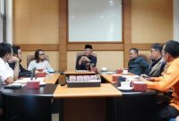 Sekda Garut H Nurdin Yana Bersama Yayasan Bakti Barito , Yayasan Kita Bisa dan  Star Energy bahas rekonstruksi sekolah terdampak gempa bumi, (Foto:Istimewa).