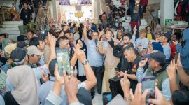 dr Helmi Budiman blusukan di Pasar Wanaraja, (Foto:Istimewa).