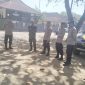Polsek Caringin dan TNI pastikan kampaye berjalan aman, (Foto:Istimewa).