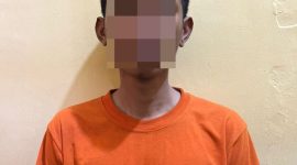 Wajah pelaku percobaan pencurian roda dua, (Foto:Istimewa).