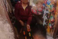 Penjual mirasi di jalan Pasundan Garut, (Foto:Istimewa).