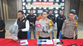 Polres Garut tangkap pelaku pencurian dan kekerasan di Cilawu, (foto:Istimewa).