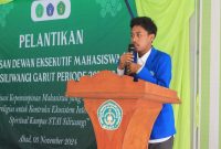 Ketua Dewan Eksekutif Mahasiswa STAI Siliwangi Garut Rizal Fadhilah, (Foto:Istimewa).