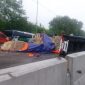 Kondisi saat insiden kecelakaan beruntun di Tol Cipularang KM 92, (Foto : Istimewa).