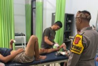 Salah satu korban yang  alami tabrakan, (Foto:Istimewa*).