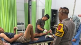 Salah satu korban yang  alami tabrakan, (Foto:Istimewa*).