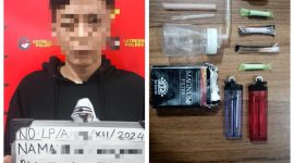 Polres Garut ringkus pengedar Narokaba jenis sabu-sabu, (Foto:istimewa).