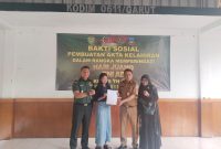Dalam rangka memperingati Hari Juang TNI-AD ke-79, Kodim 0611/Garut menggelar kegiatan bakti sosial berupa pembuatan akta kelahiran bagi masyarakat Garut. Kegiatan ini dilaksanakan pada hari Selasa, 10 Desember 2024.