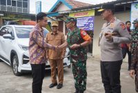 Pangdam III/Siliwangi Mayjen TNI Dadang Arif Abdurahman, S.E., M.Si., CHRMP., selaku Panglima Komando Tugas Gabungan Terpadu (Pangkogasgabpad), bersama memimpin operasi pengamanan kunjungan kerja Wakil Presiden Republik Indonesia, Gibran Rakabuming Raka, di Kabupaten Lebak, Provinsi Banten, Kamis (6/3/2025).