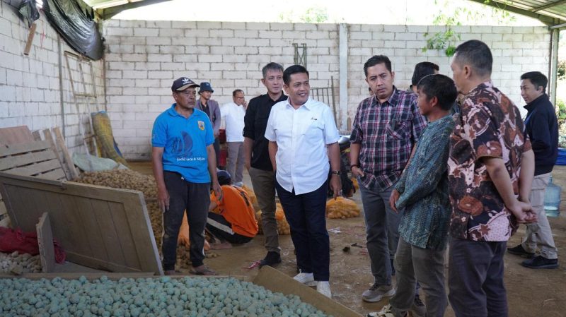 Deputi Pengembangan Usaha Koperasi Kementerian Koperasi dan UKM (Kemenkop UKM) Republik Indonesia, Panel Barus, melakukan kunjungan kerja ke Kecamatan Cisurupan, Kabupaten Garut, pada Jumat (14/3/2025).
