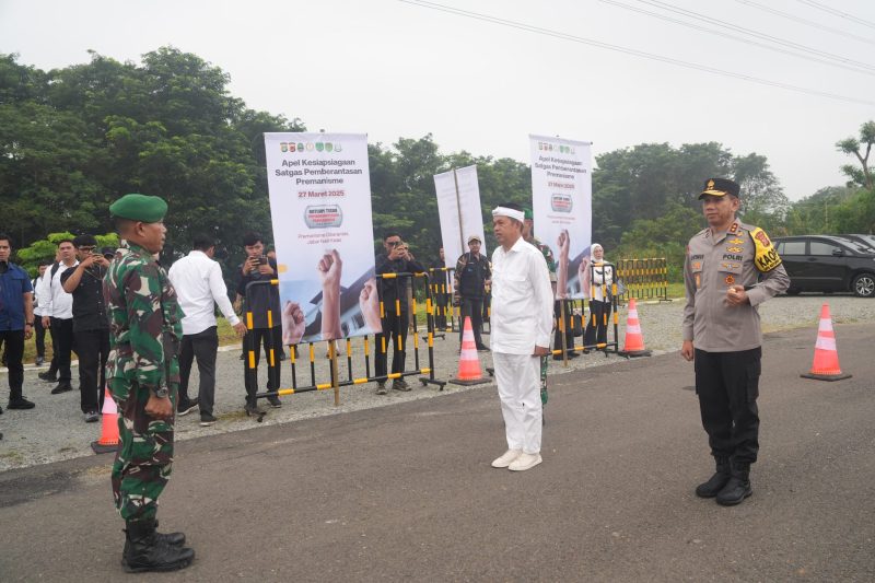 Sebanyak 27 daerah membentuk Satgas Pemberantasan Premanisme secara serentak, pada Kamis (27/3/2025).
