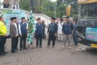 442 calon jemaah haji asal Kabupaten Garut diberangkatkan ke Tanah Suci