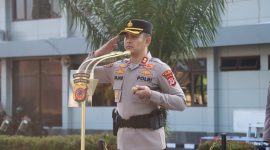 Dalam rangka mengamankan peringatan Hari Buruh Internasional (May Day), Polres Garut menggelar Apel Kesiapan Pengamanan di Lapangan Apel Mapolres Garut, Kamis (01/05/2025).