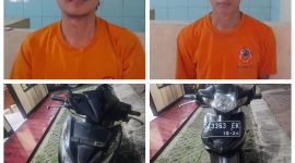 Polres Garut melalui Unit Reskrim Polsek Tarogong Kidul berhasil mengamankan dua orang tersangka kasus pencurian kendaraan bermotor roda dua (curanmor) yang terjadi di wilayah Kecamatan Tarogong Kidul, Kabupaten Garut. Kamis (01/05/2025).