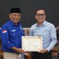 Forum Komunikasi Rukun Warga Garut (FKRWG) menyelenggarakan kegiatan Deklarasi dan Silaturahmi yang berlangsung di Gedung Pendopo, Kecamatan Garut Kota, Kabupaten Garut, Minggu (4/5/2025).