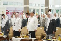 Bupati Garut, Abdusy Syakur Amin, membuka secara resmi Musyawarah Cabang Ikatan Bidan Indonesia (IBI) Kabupaten Garut Tahun 2025 yang berlangsung di Gedung Pendopo, Kecamatan Garut Kota, Kabupaten Garut, Rabu (7/5/2025).