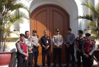 Polres Garut melaksanakan pengamanan ketat di sejumlah gereja di wilayah Kabupaten Garut dalam rangka peringatan Hari Kenaikan Isa Almasih. Kamis (29/5/2025).