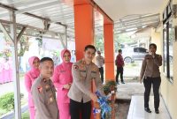 Kapolres Garut AKBP Mochamad Fajar Gemilang secara resmi meresmikan Mess Tribata Polres Garut