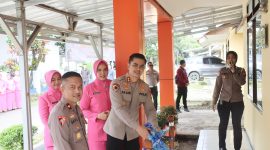Kapolres Garut AKBP Mochamad Fajar Gemilang secara resmi meresmikan Mess Tribata Polres Garut