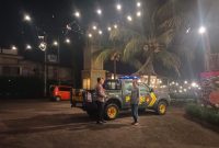 Patroli gabungan polres garut pengamanan pencurian hewan kurban