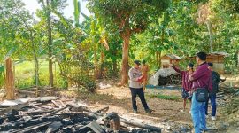 Pemilik rumah yang terbakar alami luka ringan di tubuh