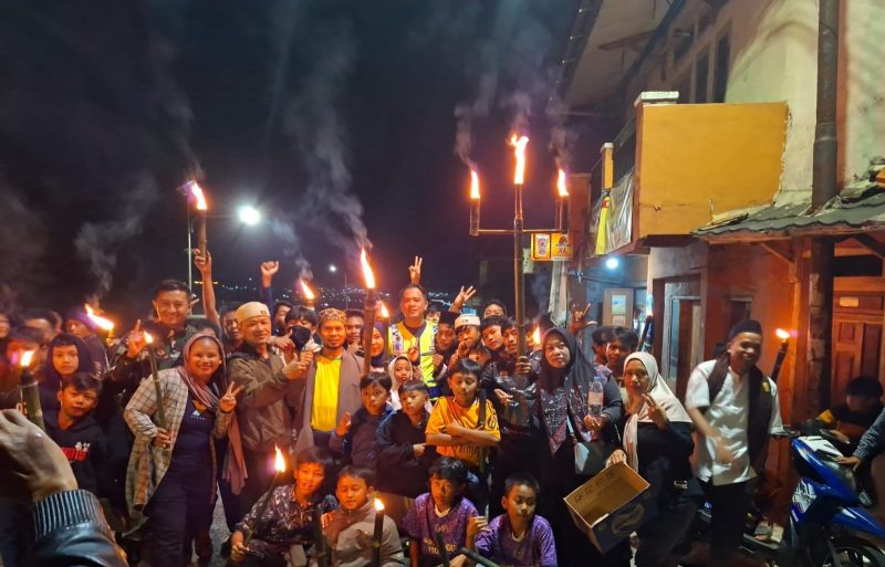 Foto: Polres Garut lakukan pengamanan pawai obor