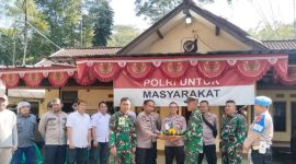 Foto: Kejutan di HUT Bhayangkara ke 79 untuk Polsek Singajaya