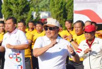 Dalam rangka memperingati Hari Ulang Tahun (HUT) ke-80 Kemerdekaan Republik Indonesia, Polres Garut hari ini menyelenggarakan kegiatan Olahraga Bersama Forum Koordinasi Pimpinan Daerah (Forkopimda) dan instansi se-Kabupaten Garut, bertempat di Markas Polres Garut, Jalan Sudirman, Kecamatan Karangpawitan, Kabupaten Garut, Sabtu (16/8/2025).