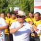 Dalam rangka memperingati Hari Ulang Tahun (HUT) ke-80 Kemerdekaan Republik Indonesia, Polres Garut hari ini menyelenggarakan kegiatan Olahraga Bersama Forum Koordinasi Pimpinan Daerah (Forkopimda) dan instansi se-Kabupaten Garut, bertempat di Markas Polres Garut, Jalan Sudirman, Kecamatan Karangpawitan, Kabupaten Garut, Sabtu (16/8/2025).