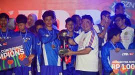 Bupati Garut, Abdusy Syakur Amin, menghadiri acara Closing Ceremony Favorita Preanger Basketball League (FPBL) yang dilaksanakan di SOR RAA Adiwijaya, Kecamatan Tarogong Kidul, Kabupaten Garut, Sabtu (16/8/2025).