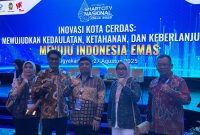 Bupati Garut, Abdusy Syakur Amin, menghadiri acara Smart City Business Matchmarking yang berlangsung di Hotel Tentrem Yogyakarta, Kota Yogyakarta, Rabu (27/8/2025).