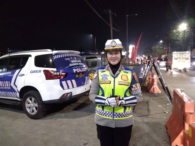 Laporan langsung Kanit Gakkum Sat Lantas Polres Garut IPDA Marlina, SH