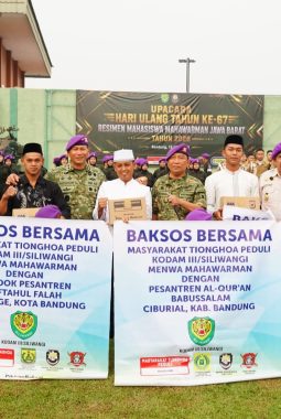 Pangdam III/Siliwangi Pimpin HUT ke-67 Menwa Mahawarman, Tegaskan Semangat Bela Negara Tak Boleh Pudar